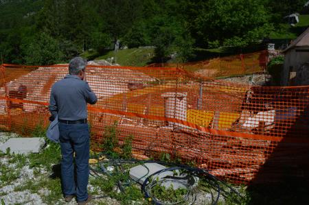 ZAČETEK GRADNJE KAPELICE JOSEFA VACHALA V SOČI 2